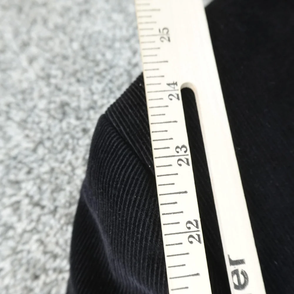 Tommy Hilfiger Blazer Mens 40 Black Corduroy Elbow Patch Sport‎ Coat Suit Jacket